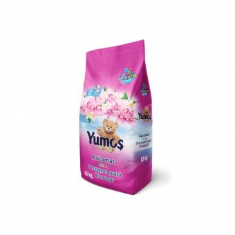 Detergent de rufe pudra Yumos Professional Color, 10kg, 100 spalari