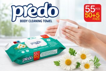 Servetele umede pentru adulti Predo 50 buc/pach+5 gratis