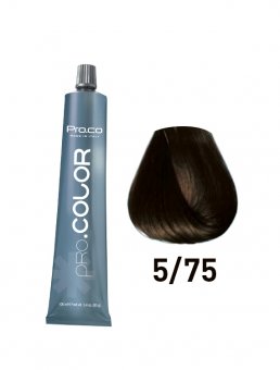 Vopsea de păr profesională 5/75 PRO.COLOR  100 ml