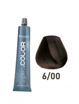 Vopsea de păr profesională PRO.COLOR 100 ml - Pro.Co - 6/00 BLOND INCHIS INTENS