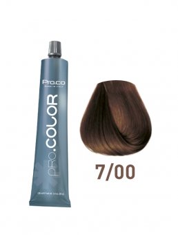 Vopsea de păr profesională PRO.COLOR 100 ml - Pro.Co - 7/00 BLOND NATURAL INTENS