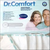 4 Baxuri Scutece adulti,prindere laterala cu scai, Dr.Comfort, 120-170 cm, Marime xL, absortie rapida,8 picaturi, 120 buc  